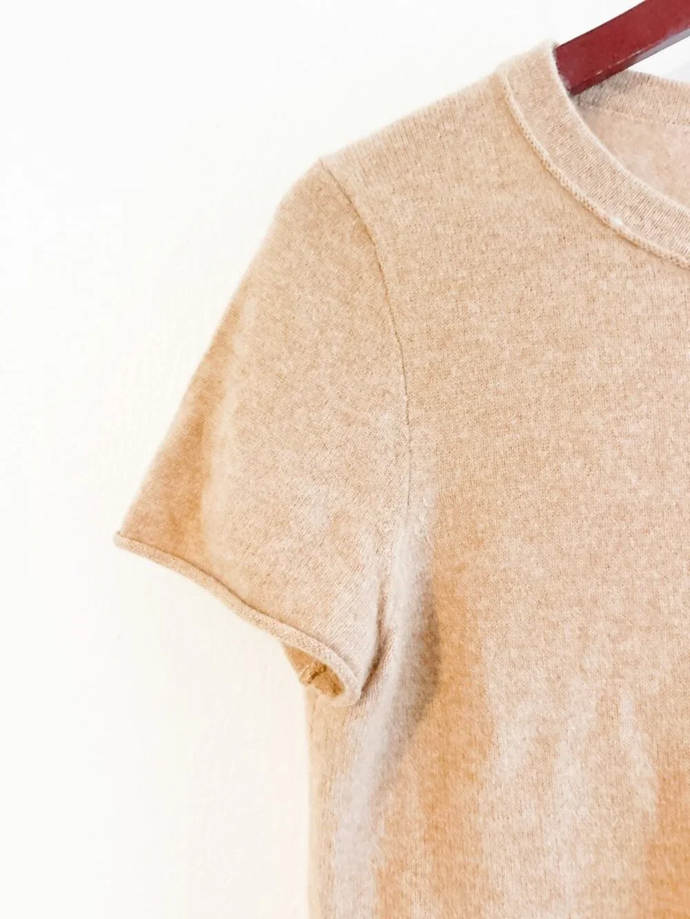 J.Crew Short-Sleeve 100% Cashmere T-Shirt Sweater